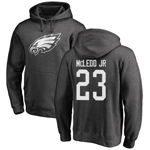 Men Philadelphia Eagles #23 Rodney McLeod Ash One Color NFL Pullover Hoodie Sweatshirts